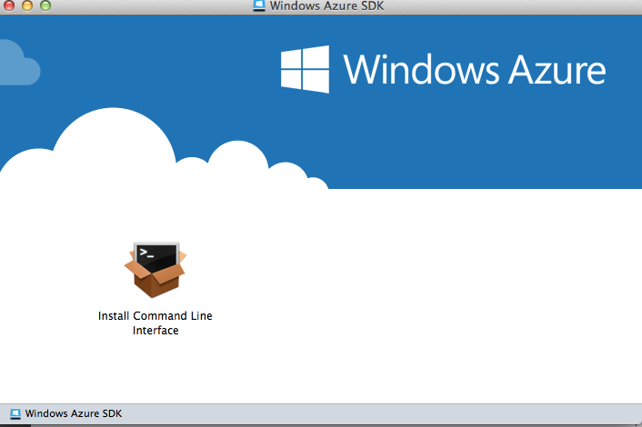 Windows Azure Command-line Tool For Mac